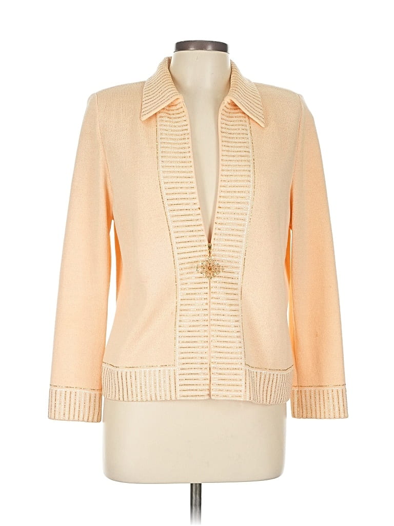 Pre-owned St. John By Marie Gray Blazer Jacket In Brown