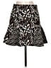 Parker Animal Print Black Casual Skirt Size S - photo 2