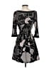 BCBGMAXAZRIA Graphic Black Casual Dress Size S (petite) - photo 2