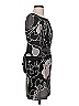 BCBGMAXAZRIA Graphic Black Casual Dress Size S (petite) - photo 4