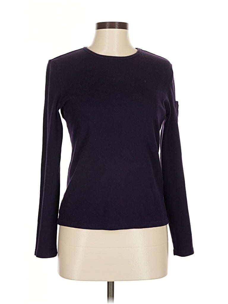 Pre-owned Polo Ralph Lauren Pullover Sweater In Purple