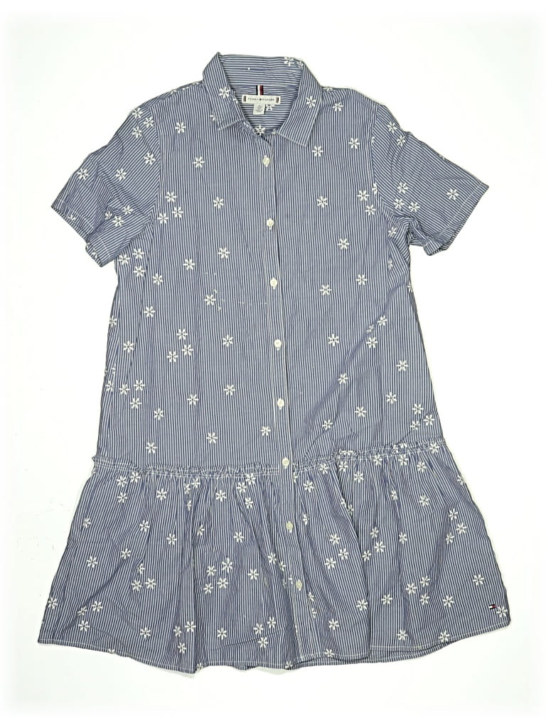 Pre-owned Tommy Hilfiger Kids' Dress In Gray
