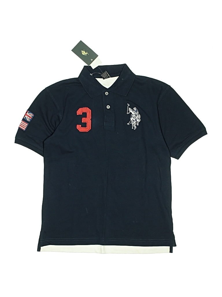U.S. POLO ASSN Pre-owned Kids' Short Sleeve Top Blue Tops