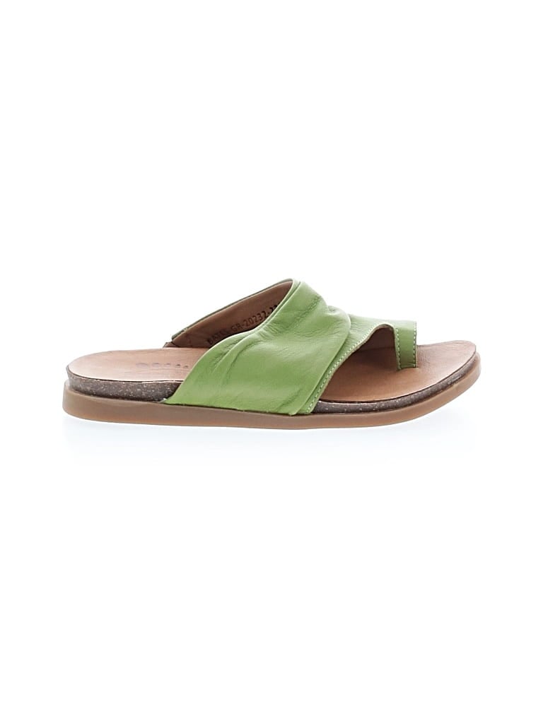 Pre-owned Spring Step Sandals In Green