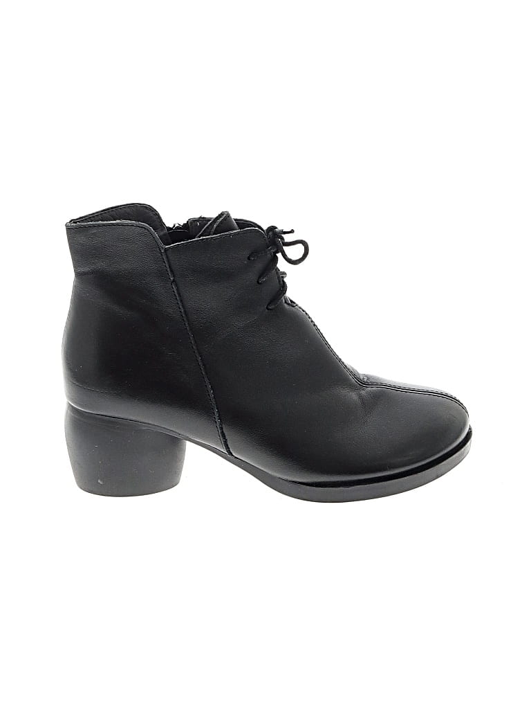 Pre-owned Assorted Brands Ankle Boots In Black