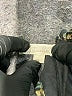 Let Me Be 100% Cotton Paisley Black Jumpsuit Size S - photo 4