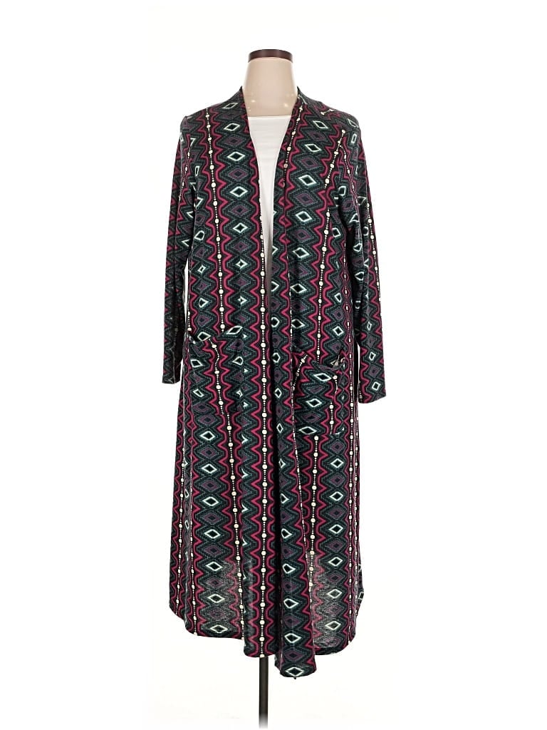 Pre-owned Lularoe Cardigan Sweater In Black