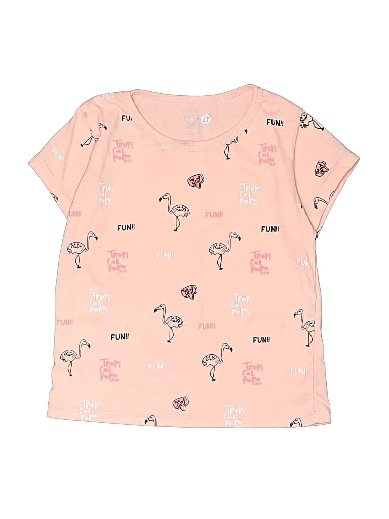 ASSORTED BRANDS Pre-owned Kids' Short Sleeve T-shirt In Pink