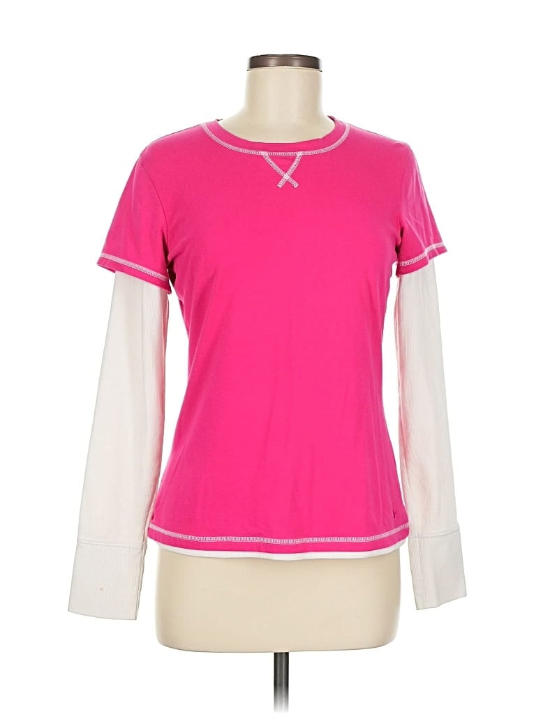 Pre-owned Athletic Works Sweatshirt In Pink