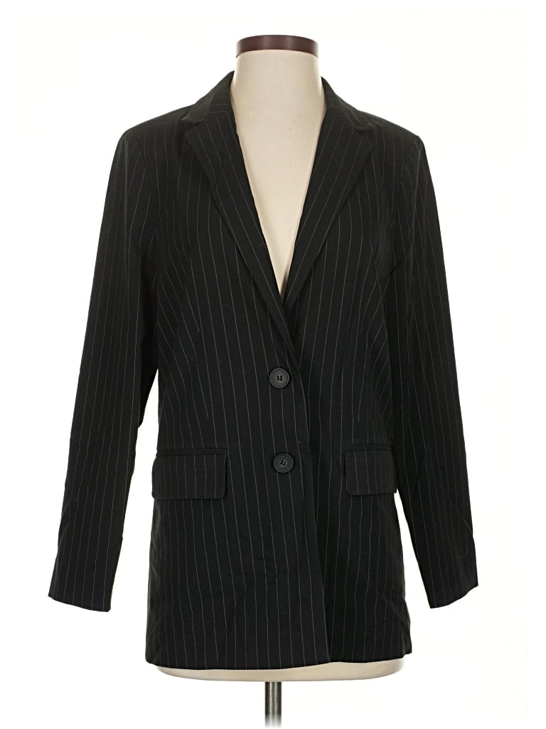 Pre-owned Leith Blazer Jacket In Black