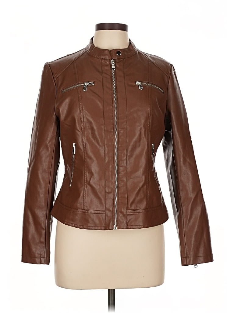 Pre-owned Unbranded Jacket In Brown