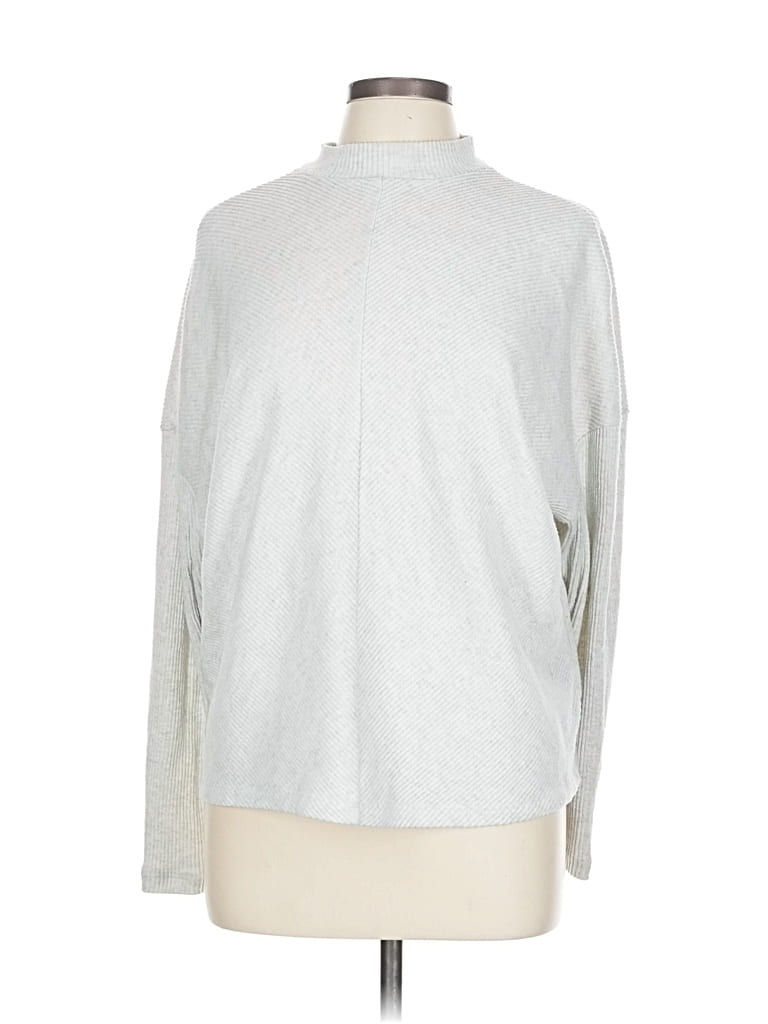 Pre-owned Apt. 9 Turtleneck Sweater In Silver