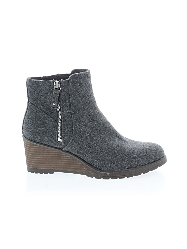 Pre-owned Dr. Scholl's Ankle Boots In Gray
