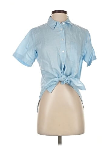 Theory Short Sleeve Blouse (view 1)