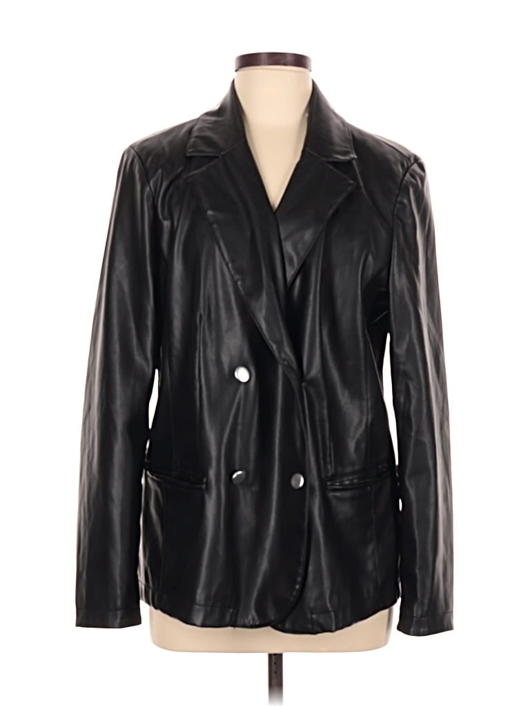 Pre-owned Candace Cameron Bure Blazer Jacket In Black