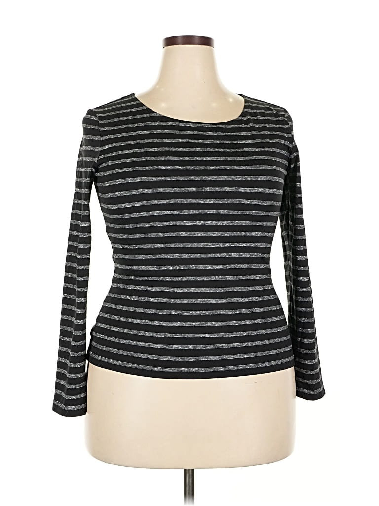 Pre-owned Saint James Long Sleeve T-shirt In Black