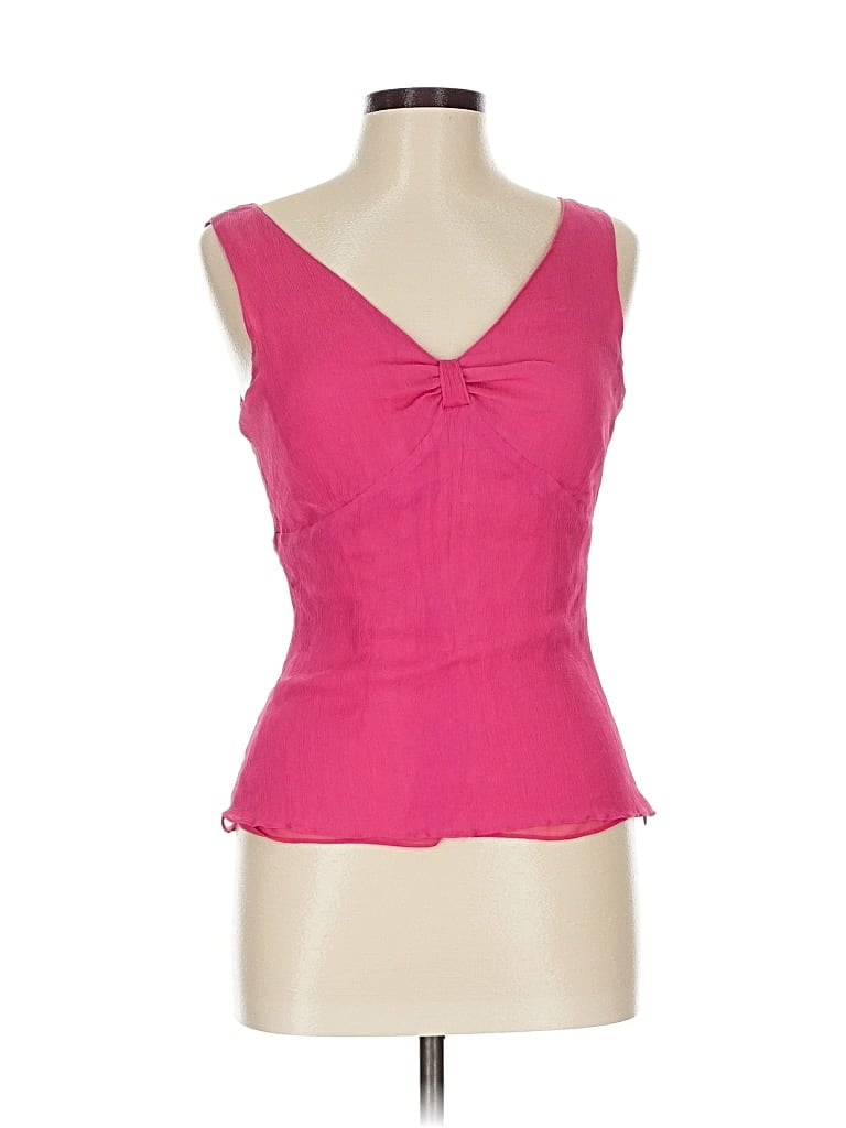 Pre-owned Ann Taylor Tank Top Pink Strapless Neckline Tops
