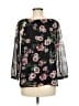 CAbi 100% Polyester Black 3/4 Sleeve Blouse Size M - photo 2