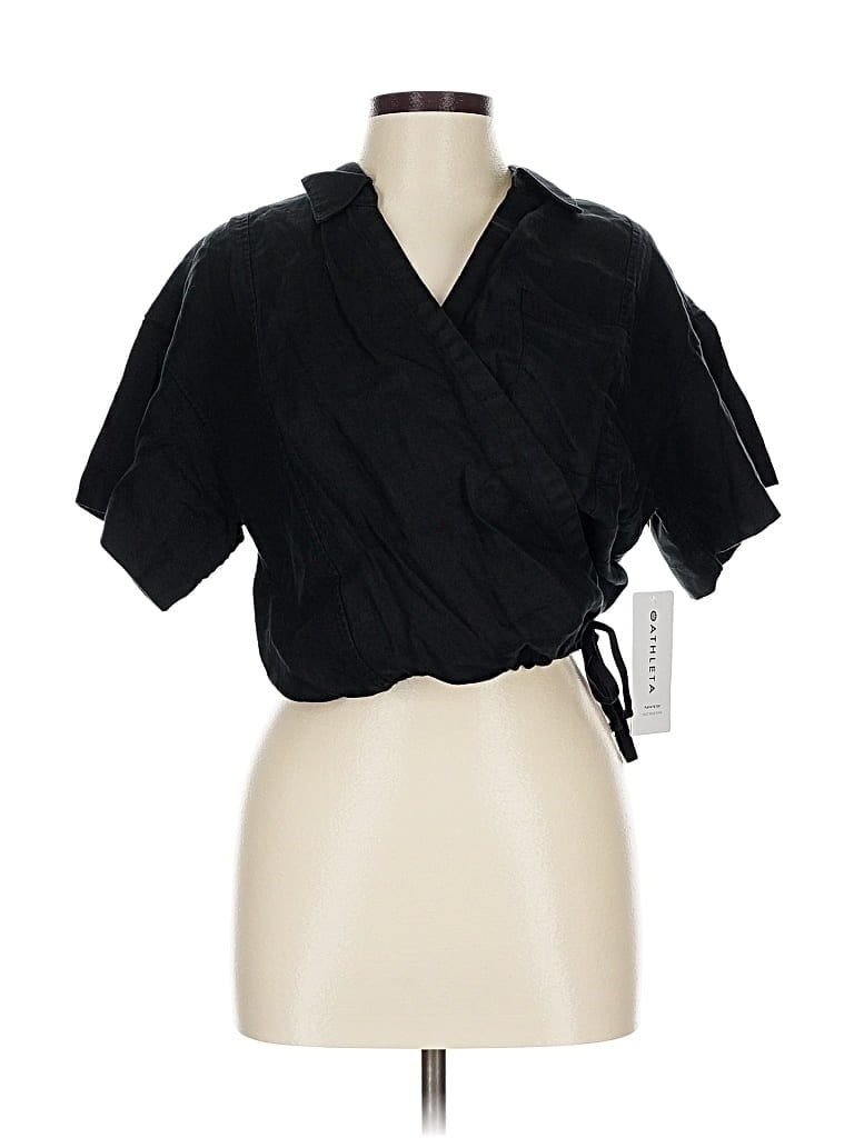 Athleta Short Sleeve Blouse In Multi