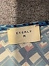 Everly 100% Polyester Chevron-herringbone Blue 3/4 Sleeve Blouse Size S - photo 7