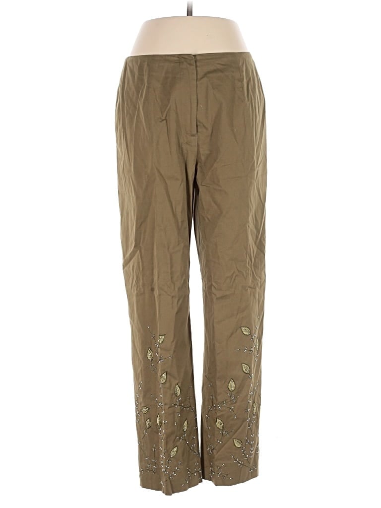 Pre-owned Carlisle Khaki Pant In Gold