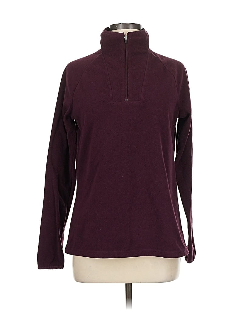 Pre-owned Eddie Bauer Turtleneck Sweater In Burgundy