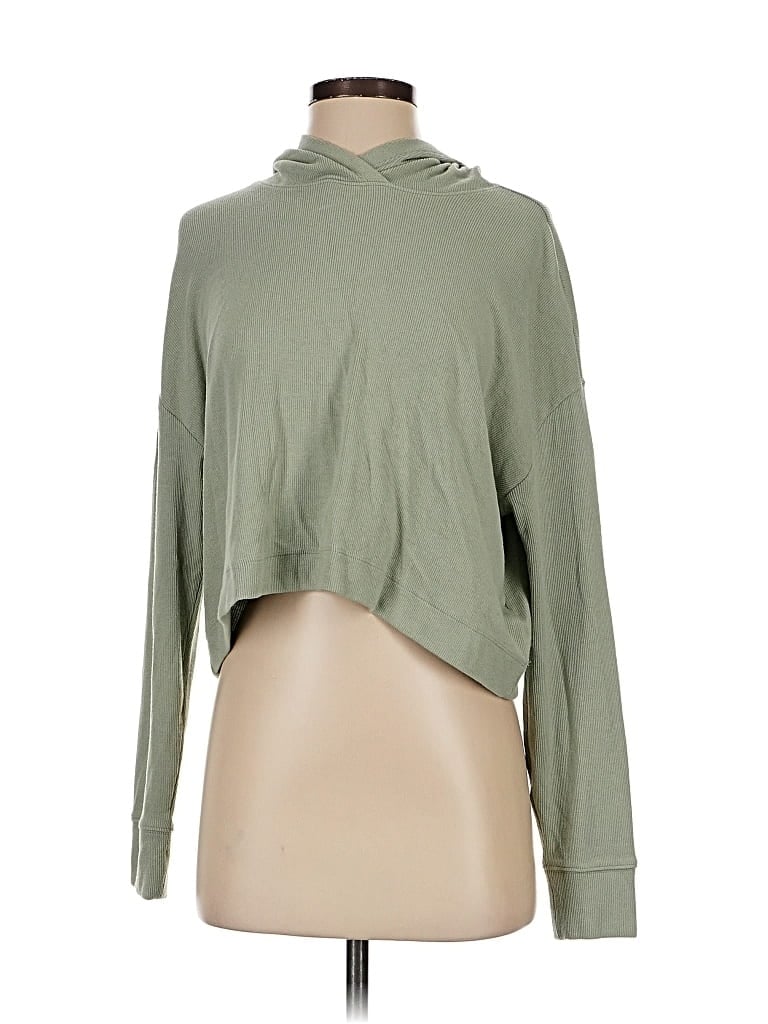 Pre-owned Athleta Sweatshirt In Green