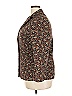 L.L.Bean Floral Brown Blazer Size 0 - photo 5