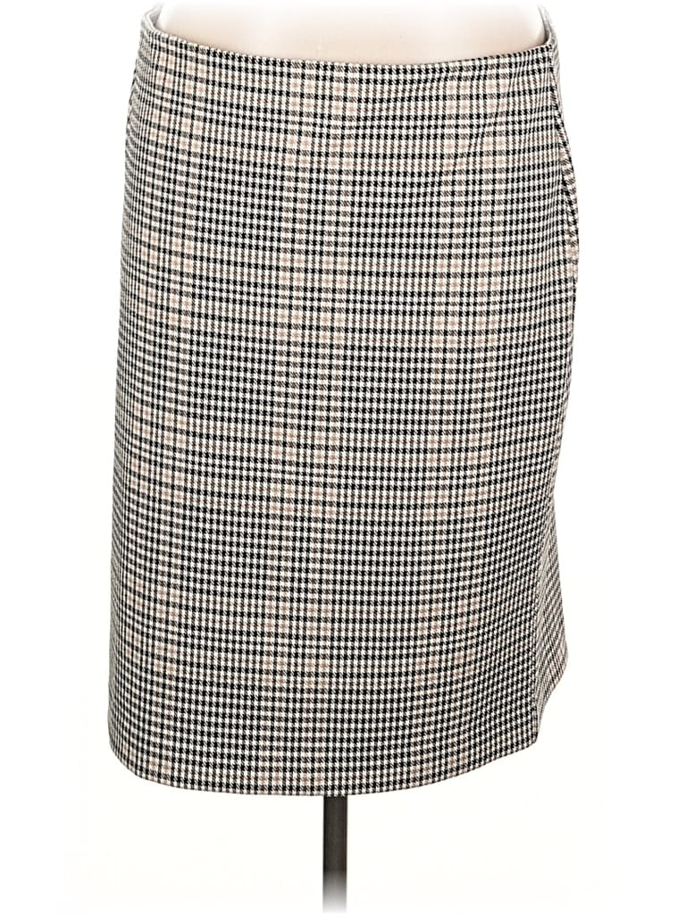 Pre-owned Ann Taylor Factory Formal Skirt In Gray