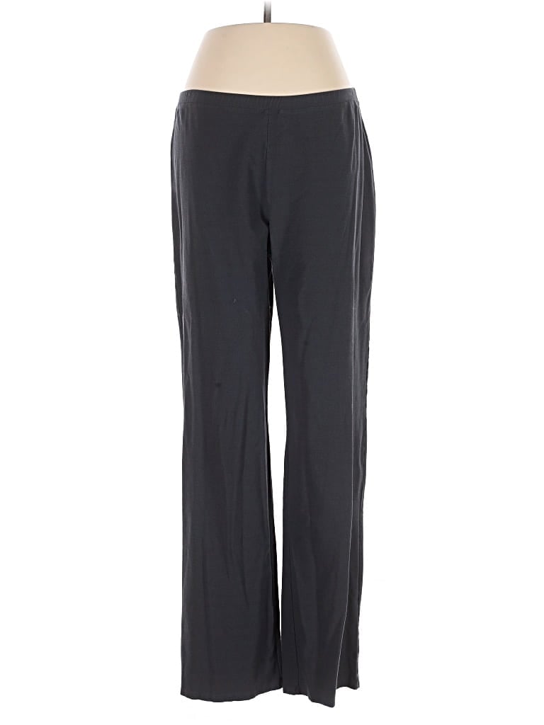 Pre-owned Eileen Fisher Dress Pants In Gray