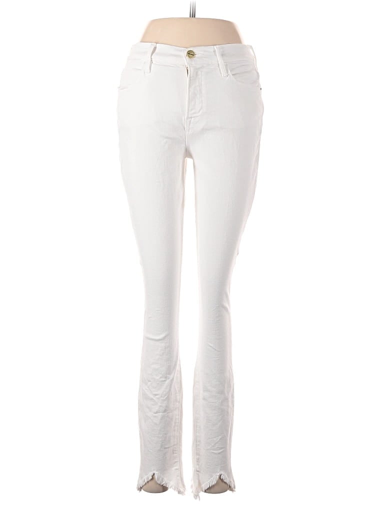 Pre-owned Frame Jeans In White