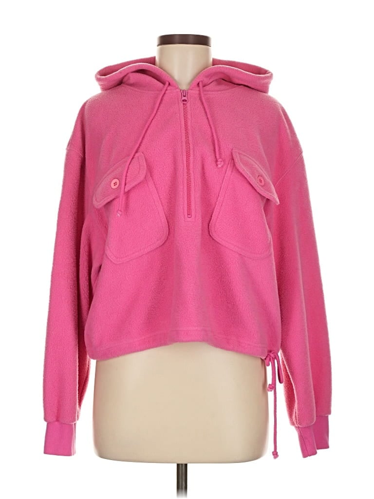 Pre-owned Ann Taylor Pullover Hoodie In Pink