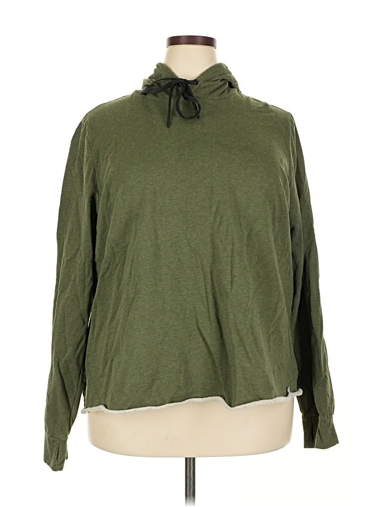 Pre-owned Torrid Active Turtleneck Sweater In Green