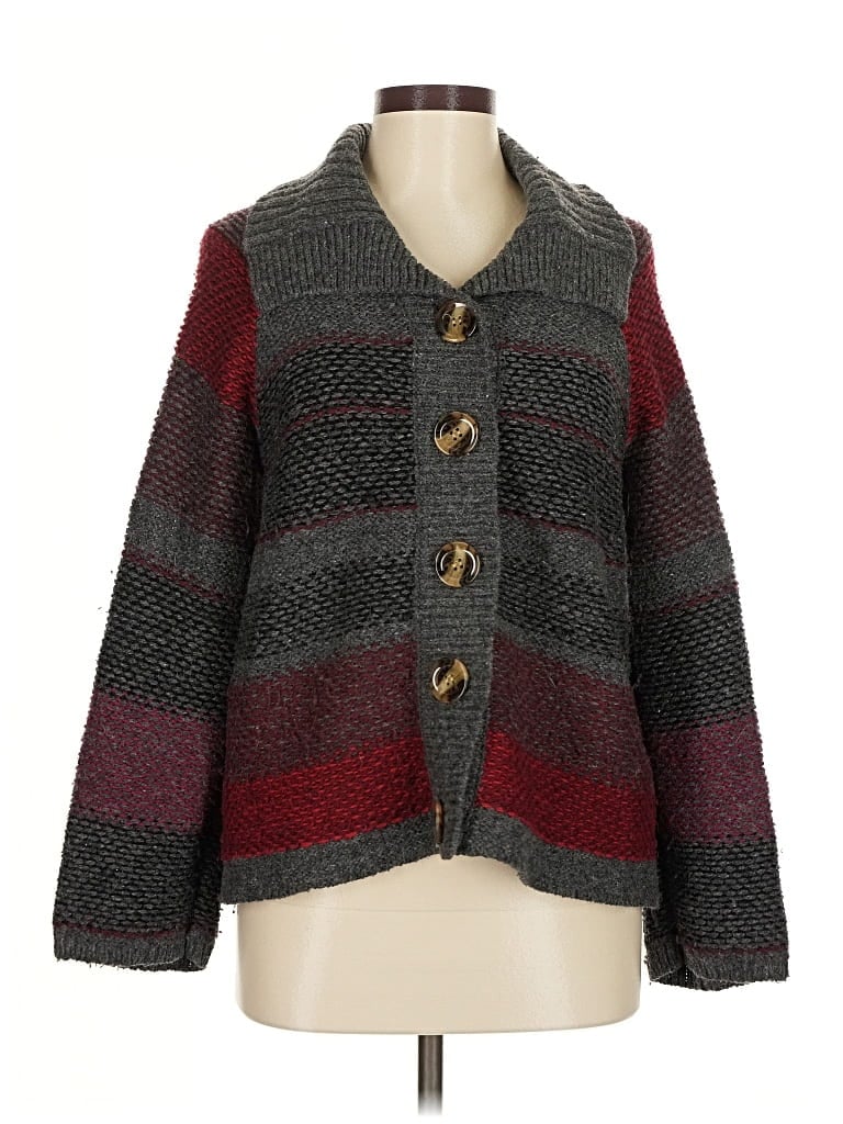STYLE & CO Pre-owned Cardigan Sweater In Gray