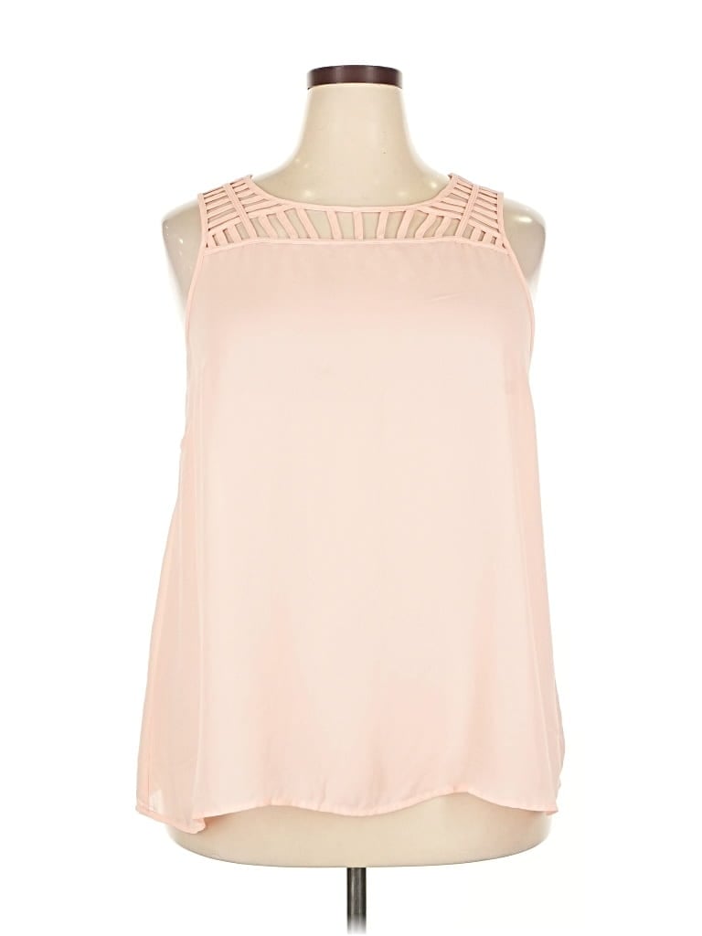 Pre-owned Torrid Sleeveless Blouse In Pink