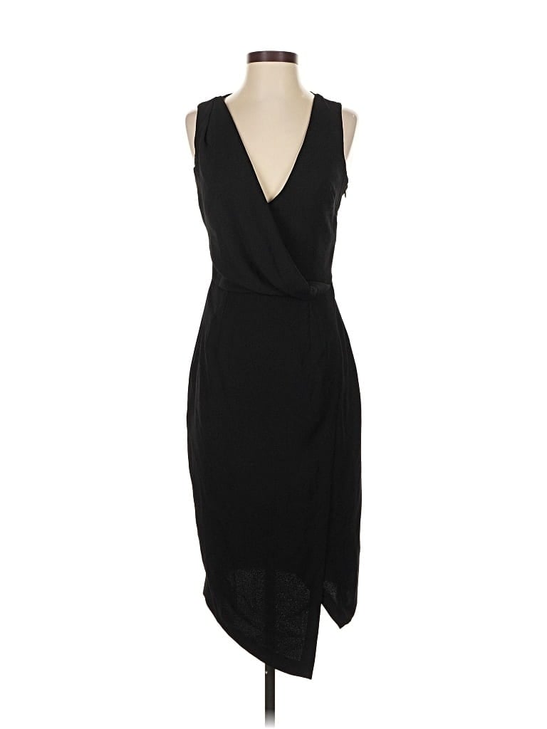 Pre-owned Asos Design Cocktail Dress In Black