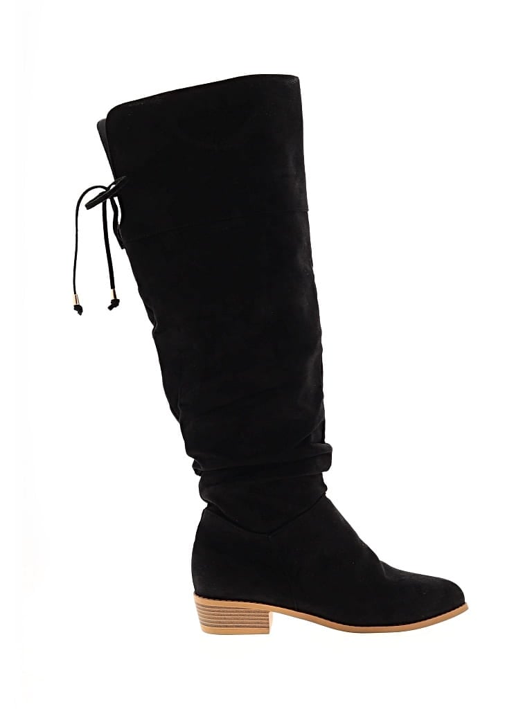 Pre-owned Unbranded Boots In Black