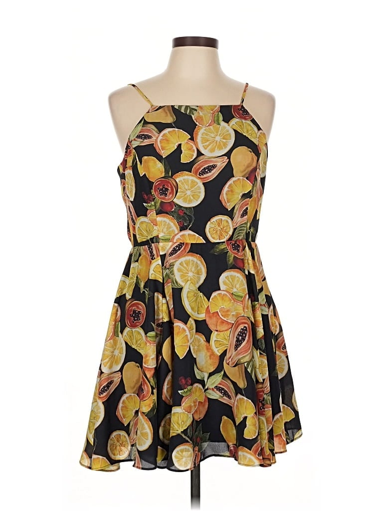 Pre-owned Gianni Bini Cocktail Dress In Yellow
