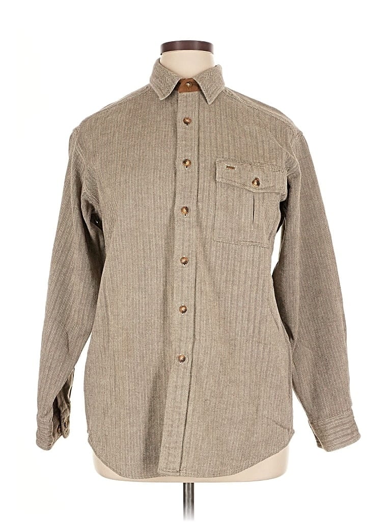 Pre-owned Orvis Cardigan Sweater In Brown