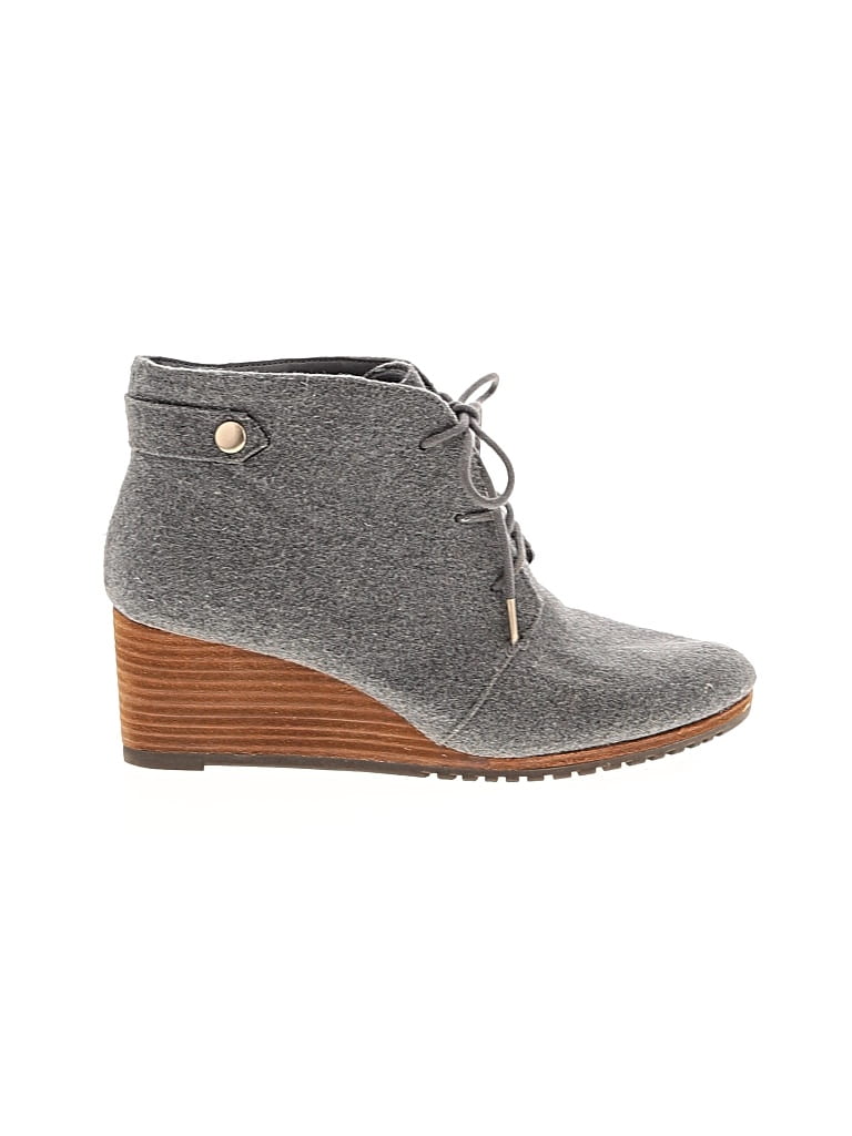 Pre-owned Dr. Scholl's Ankle Boots In Gray