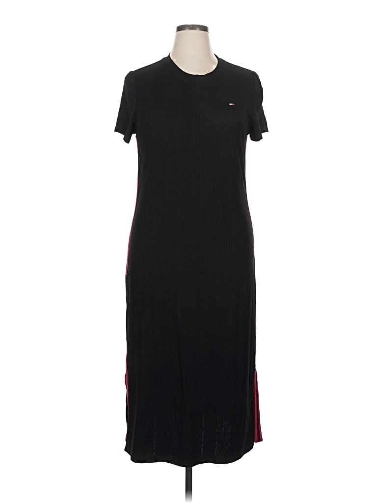 Pre-owned Tommy Jeans Casual Dress In Black