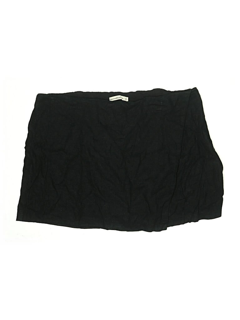 Pre-owned Abercrombie & Fitch Formal Skirt In Black