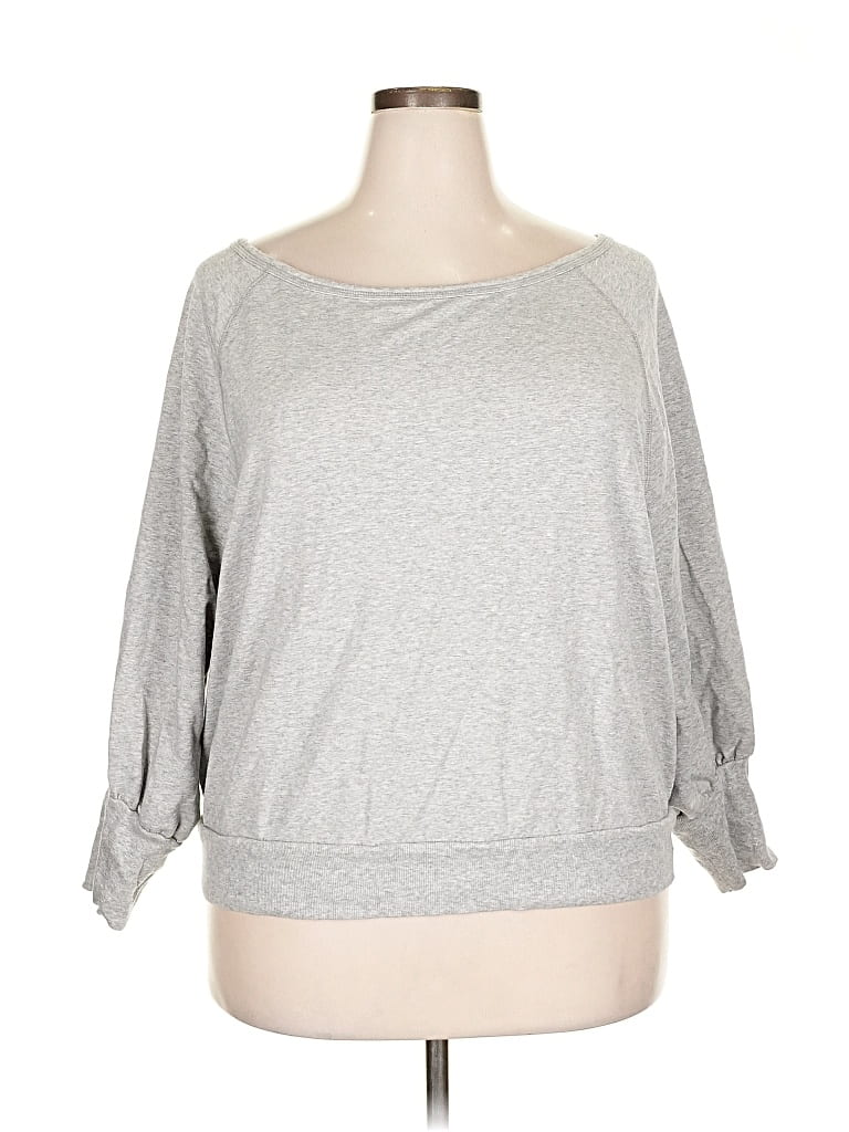 Pre-owned Universal Standard Sweatshirt In Gray