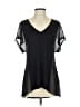 Rag & Bone Black Short Sleeve Blouse Size S - photo 1