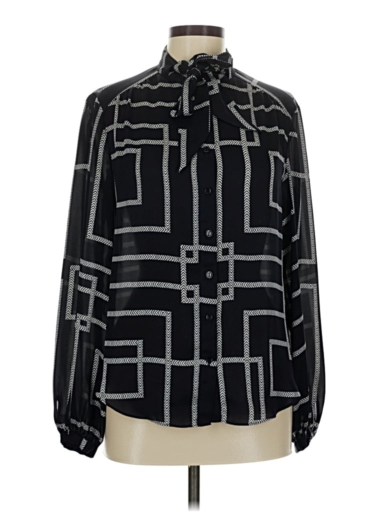 Pre-owned Joie Long Sleeve Blouse In Blue