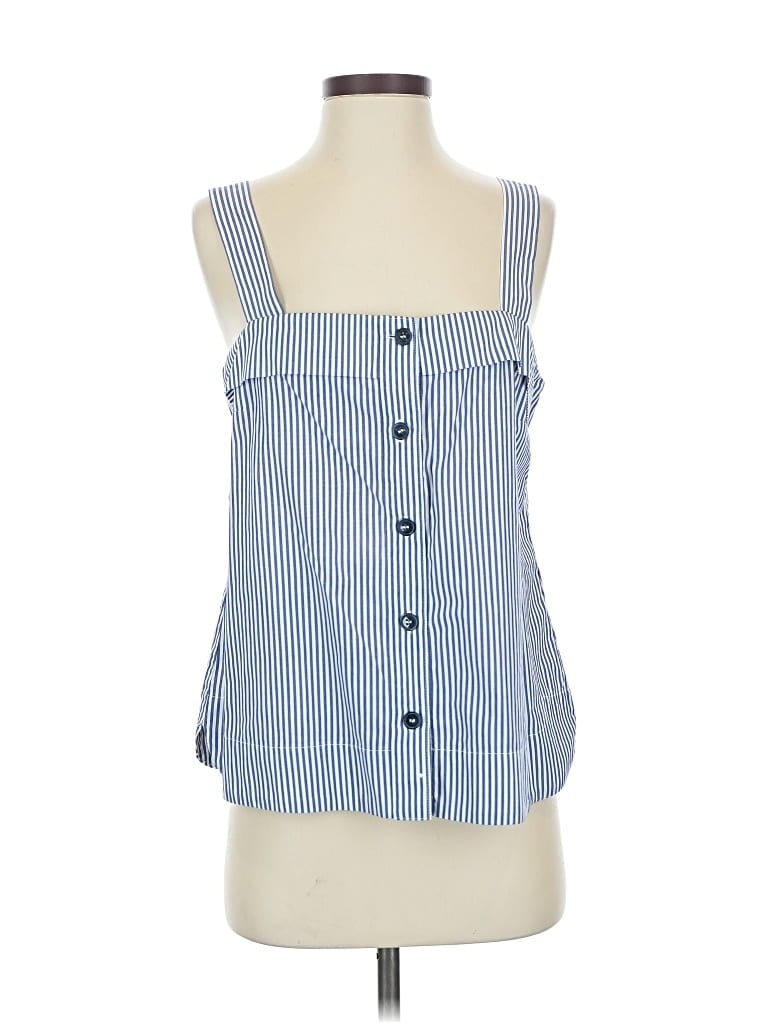 Pre-owned Banana Republic Sleeveless Blouse In Blue