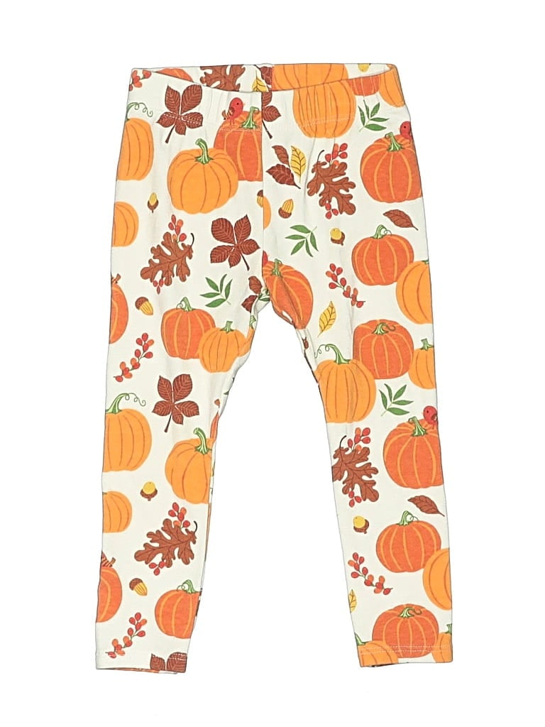 Pre-owned Gymboree Kids' Leggings In Orange