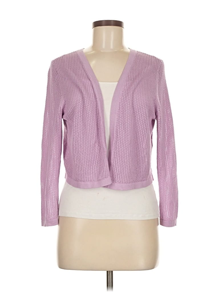 Pre-owned Talbots Cardigan Sweater In Pink