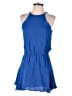 Karina Grimaldi 100% Rayon Solid Blue Romper Size S - photo 1