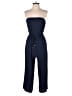J Valdi Solid Blue Jumpsuit Size S - photo 1